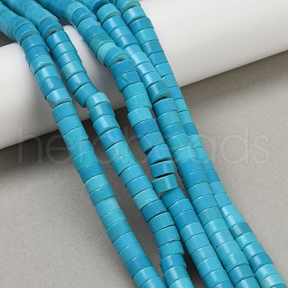 Synthetic Turquoise Beads Strands G-V003-A01-03-1