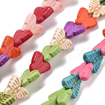 Synthetic Turquoise Beads Strands G-B140-N01-1