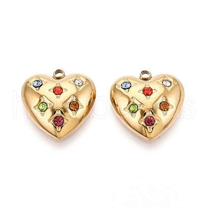 304 Stainless Steel Pendants STAS-N109-179G-1