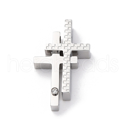 304 Stainless Steel Pendants STAS-L286-19P-1