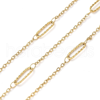 304 Stainless Steel Oval & Cable Chains CHS-C015-04B-G-1