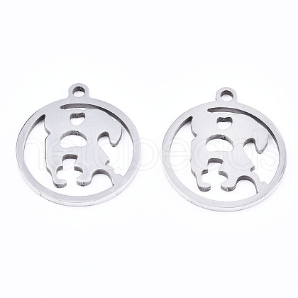 Non-Tarnish Valentine's Day 201 Stainless Steel Pendants STAS-T044-187P-1