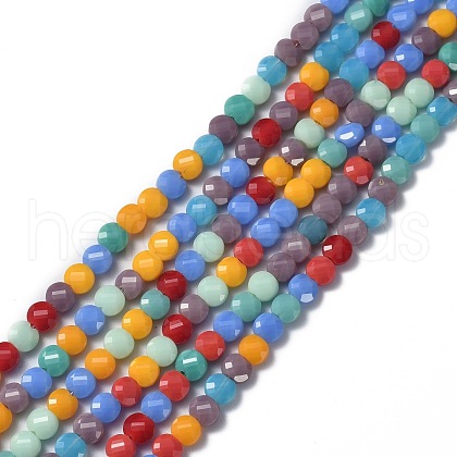 Glass Beads Strands X-EGLA-J149-B13-1