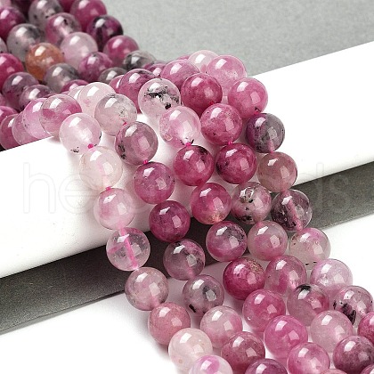 Natural Cherry Blossom Agate Beads Strands G-B076-A02-02-1