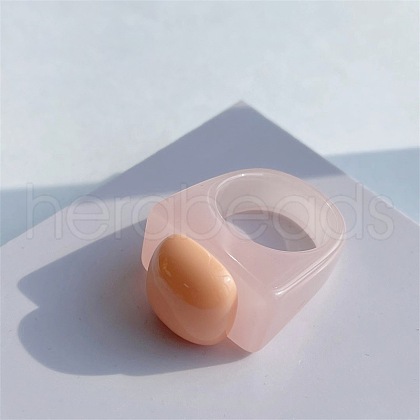 Square Resin Finger Rings FS-WG60274-04-1