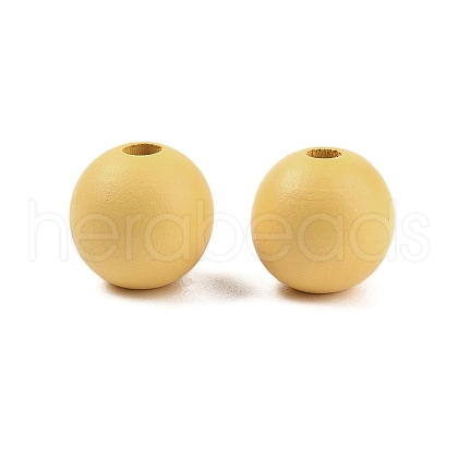 Wood European Beads WOOD-M014-01K-1