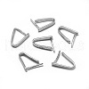 Anti-Tarnish Rhodium Plated 925 Sterling Silver Pendant Bails STER-L057-080A-P-1