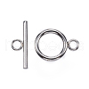 Non-Tarnish 304 Stainless Steel Toggle Clasps X-STAS-F040-41-P-2