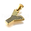 Golden 304 Stainless Steel Pendants STAS-K300-01G-Y-2