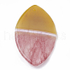 Dyed Natural Crackle Agate Pendants G-S330-06-3