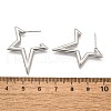 Non-Tarnish 304 Stainless Steel Stud Earrings for Women STAS-D084-25P-3