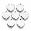 Non-Tarnish 201 Stainless Steel Charms STAS-R116-012B-1