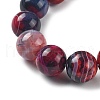 Natural Multi-Color Agate Beads Strands G-A261-B10-14mm-4