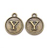 Alloy Pendant Cabochon Settings PALLOY-N156-01Y-AB-3