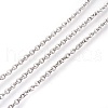 Tarnish Resistant 304 Stainless Steel Cable Chains CHS-R002-0.8mm-1