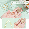 Unicraftale 10Pcs 201 Stainless Steel Linking Rings STAS-UN0058-75-5
