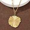 304 Stainless Steel Pendant Necklaces for Women NJEW-D312-02B-G-1