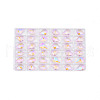 Pointed Back Electroplate Faceted Glass Pendants EGLA-N006-050A-5