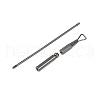 201 Stainless Steel Beadable Double Head Cuticle Pusher Nail Tools STAS-R161-01B-4