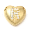 Rack Plating Brass Micro Pave Cubic Zirconia Pendants KK-I722-04G-R-1