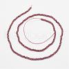Natural Garnet Bead Strands G-P279-37-2mm-2