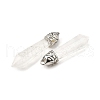 Glass Big Pointed Pendants GLAA-XCP0001-66-2