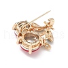 Cherry with Bee Enamel Pins JEWB-M071-02KCG-2