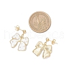 Alloy Enamel Earrings EJEW-JE06449-03-4