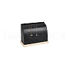 PU Imitation Leather Necklace Stands NDIS-WH0006-19C-8