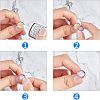 Ion Plating(IP) Adjustable 304 Stainless Steel Finger Rings Components STAS-P291-01D-G-5