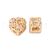 Rack Plating Alloy Enamel European Beads PALLOY-S189-50G-1