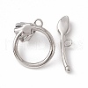 Brass Toggle Clasps KK-K271-29P-3