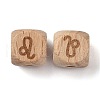 Natural Wood Constellation Beads WOOD-M002-05-3