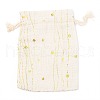 Christmas Theme Cotton Fabric Cloth Bag X-ABAG-H104-B11-2