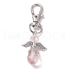 Faceted Teardrop Glass Pendants HJEW-AL0034-3