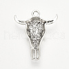 Tibetan Style Alloy Pendants TIBEP-Q076-072AS-NR-2
