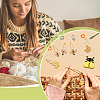 32Pcs Bees & Honeycomb DIY Knitting Tools HJEW-AB00710-6