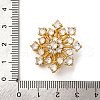 Brass Micro Pave Cubic Zirconia Pendant Bails KK-D378-21G-3