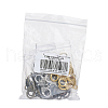 Kissitty Tibetan Style Alloy Heart Lobster Claw Clasps TIBE-KS0001-02-10