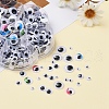 743Pcs Black & White Plastic Wiggle Googly Eyes Buttons KY-YW0001-12-9