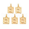 Rack Plating Brass Pendants KK-N233-197-1