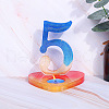 Number DIY Candle Silicone Molds Making DIY-F065-14E-2