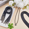 SOFPLATE 50Pcs Waxed Imitation Leather Cord Necklace Makings AJEW-SP0001-04-4