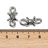 316 Surgical Stainless Steel Knot Connector Charms STAS-G349-09AS-01-3
