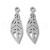Non-Tarnish 304 Stainless Steel Pendants STAS-Q303-13P-1