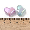 Luminous & UV Plating Opauqe Acrylic Beads OACR-B031-27-5