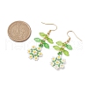 Handmade Glass Seed Dangle Earrings EJEW-MZ00311-04-3