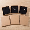 Kraft Paper Cardboard Jewelry Set Box CBOX-WH0001-D06-4