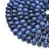 Natural Blue Aventurine Beads Strands G-P573-B10-01-3