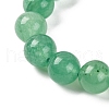 Natural Green Aventurine Beads Stretch Bracelets BJEW-I319-01C-3